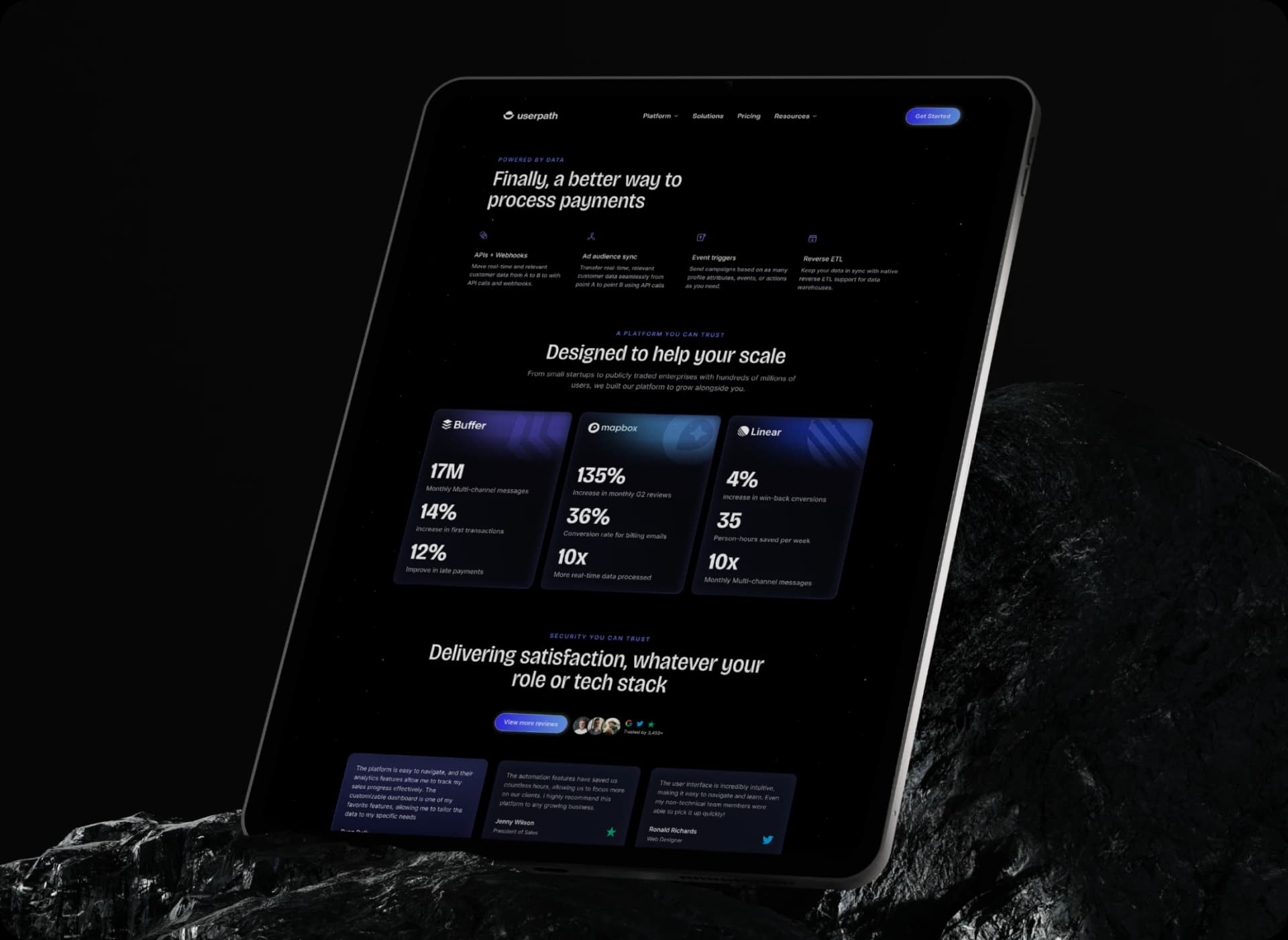 user-path tablet